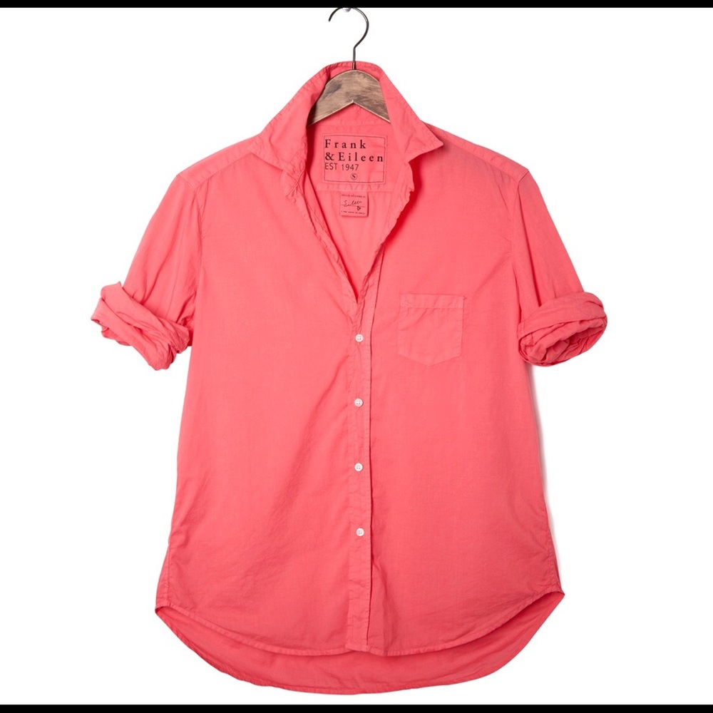 Frank & Eileen Coral Button Down